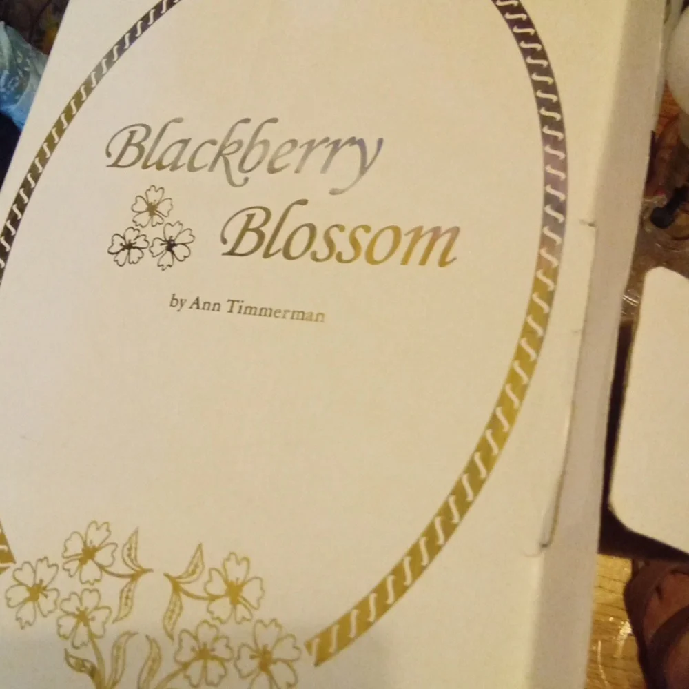 Vintage BlackBerry Blossom Porcelain Doll